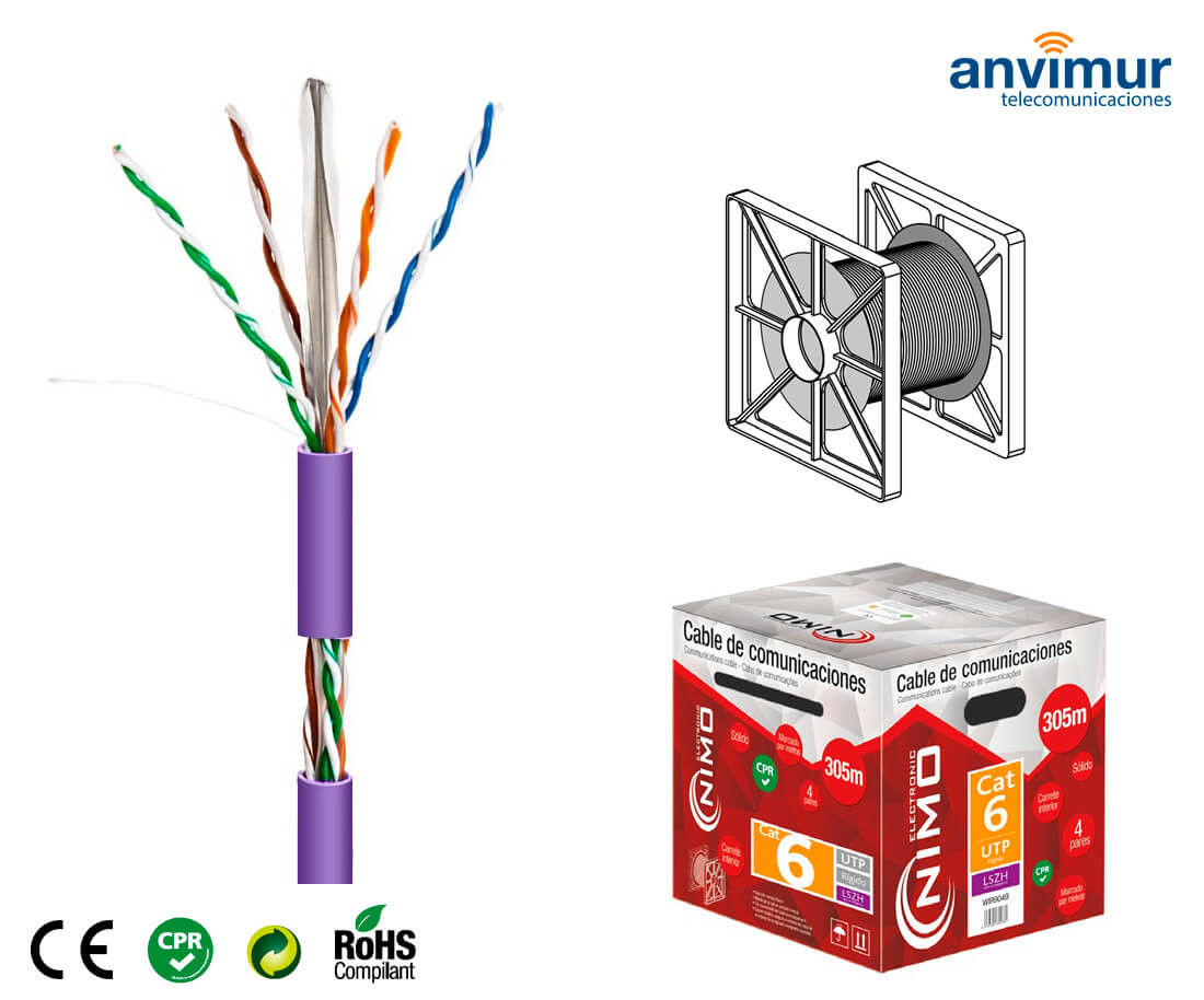 UTP CCA Exterior (Violeta) 305mts LSZH CPR Dca s1, d1, a2 | Anvimur