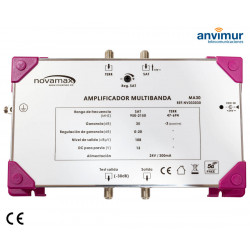 Amplificador Multibanda 35dB Novamax MA30