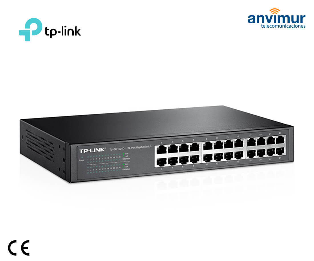SG1024D, 24-Port Gigabit Desktop/Rackmount Switch | TP-LINK
