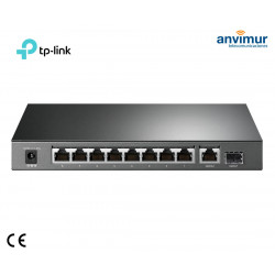 SG1210P, 10-Port Gigabit Desktop Switch with 8-Port PoE+ | TP-LINK