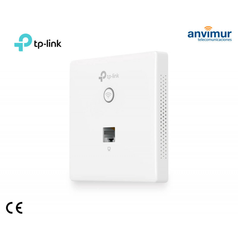 Point TP-LINK Wall-Plate 300Mbps Access Anvimur | EAP115-Wall, N | Wireless