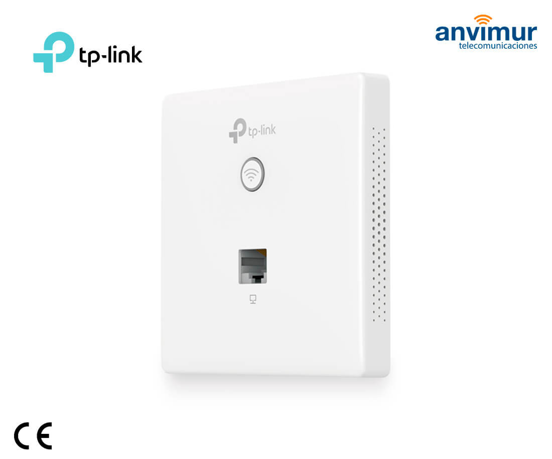Reflexión España rehén EAP115-Wall, Punto de Acceso Inalámbrico N 300Mbps de Pared | TP-LINK |  Anvimur