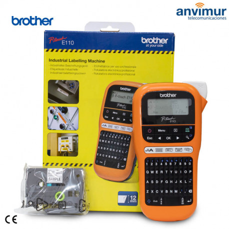 PT-E110, Rotuladora Electrónica Profesional Portátil Brother | Anvimur