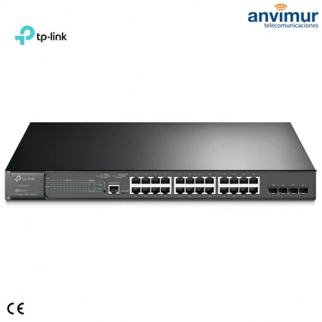 SG3428MP, JetStream 28-Port Gigabit L2+ Managed Switch with 24-Port PoE+ | TP-LINK