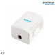 UTP 1 port RJ45 female CAT6 surface-mount terminal box