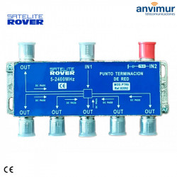 Punto Terminación de Red - PAU TV 6 Salidas | Rover