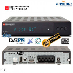 AX300, Receptor Satélite HD VFD | OPTICUM