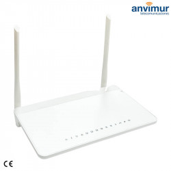 ONT ANFIT RF XPON | 4 GE. + 1 VoIP + 1 USB + 1 CATV + Wi-Fi 2.4/5GHz AC 5dBi