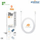 Cable PD 18W Type-C a Lightning 1 Metro Blanco | CU2001