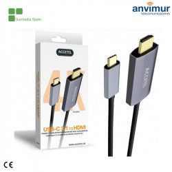 Cable USB Type-C 3.1 a HDMI 4K - 1.8M | PCH201S
