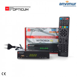 NYTROBOX, Receptor TDT DVB-T2 PVR con Display | OPTICUM