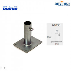 61036, Soporte Suelo Base para Mástil 40mm | Rover