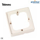 5442, White socket for surface mounting | Televes