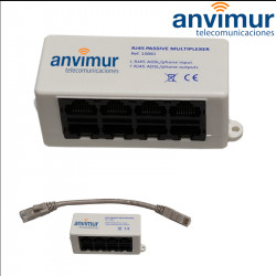 Passive Multiplexer 1E/ 7S RJ45