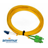 Patch cord LC/UPC - SC/APC SM, G657.A1, Ø2mm duplex length 10 meters