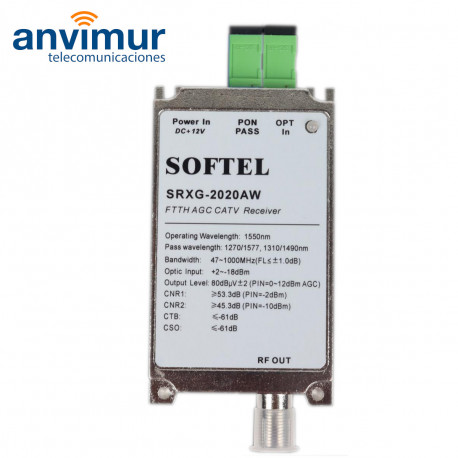FTTH/CATV active convertor Built-in CWDM and AGC