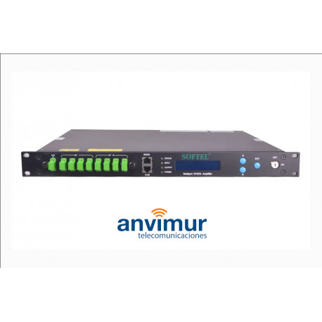Amplificador EyDFA 4 puertos x 19 dB WDM láser JDSU