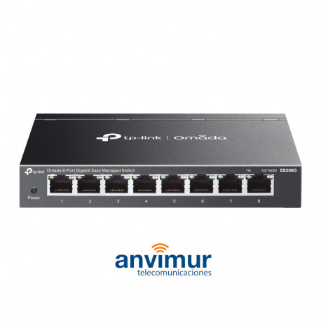 TL-ES208G Omada Switch Gigabit de 8 Puertos Fácil de Gestionar