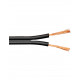 Cable Audio Paralelo Negro 100mts 2 x 1.5 mm