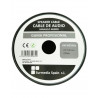 Cable Audio Paralelo Negro 100mts 2 x 1,5 mm