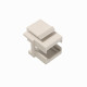 Keystone module for fiber optic outlet adaptation