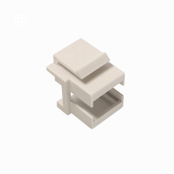 Módulo Keystone para adaptación de tomas de fibra óptica