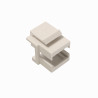 Keystone module for fiber optic outlet adaptation