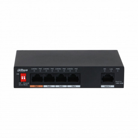 5-Port Unmanaged Desktop Switch with 4-Port PoE