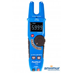 PeakTech P1700 – Medidor de Pinza TrueRMS, 6000 cuentas
