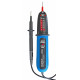 PeakTech P1094 – Comprobador de tensión de 12 ... 400 V CA/CC con pantalla LED