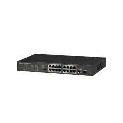 Switch PoE 16 puertos 10/100 + 1 Combo Gigabit RJ45/SFP Uplink 135W Layer2