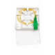 Optical rosette 1 port SC Premounted Pigtail+Adapt. | ANROSETA1SCP