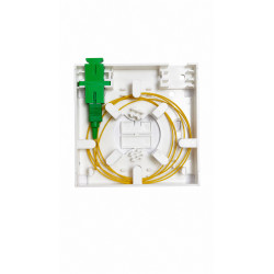 Roseta óptica 1 puertos SC Premontada Pigtail+Adapt. | ANROSETA1SCP