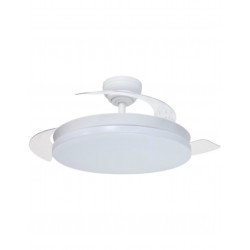 Ceiling Fan with Retractable Blades