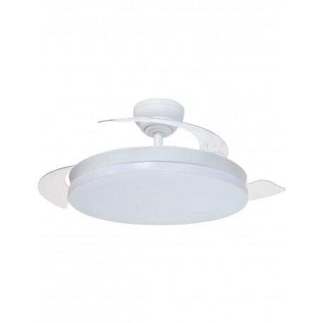 Ceiling Fan with Retractable Blades