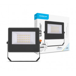 PROYECTOR LED NEGRO 20W 6000K | MPLN206