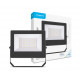BLACK LED FLOODLIGHT 30W 6000K