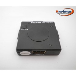 HDMI switch, 3 inputs and 1 output