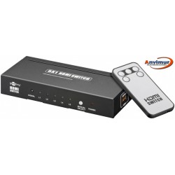 HDMI switch, 5 inputs and 1 output