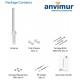 AirMax Omni - Antena Omnidireccional, 5 Ghz, 2x2 MIMO, 13 dBi para ROCKET M5