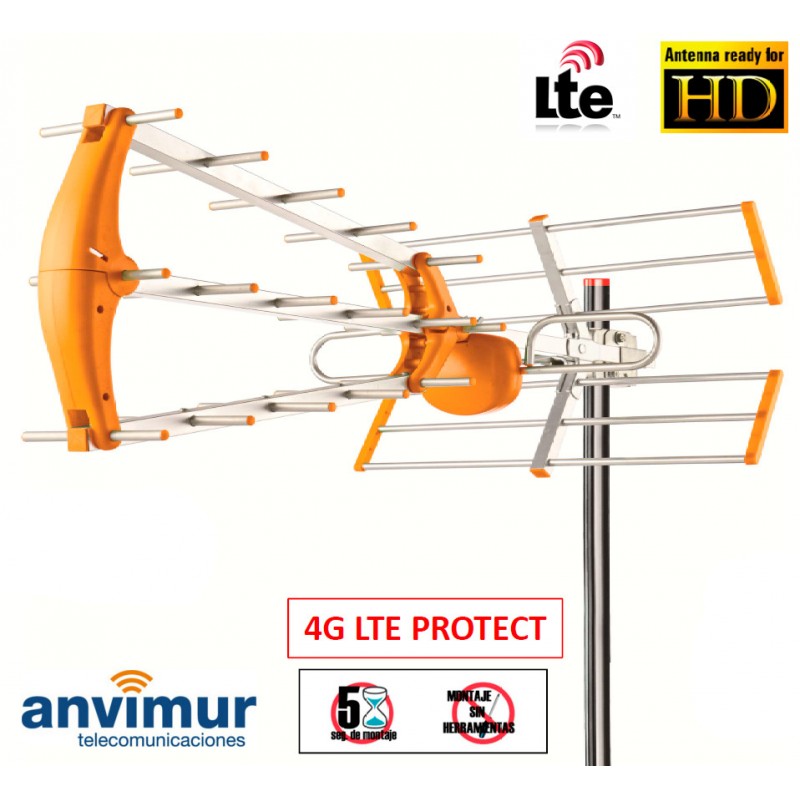 HD 35element DTT antenna with LTE filter Anvimur