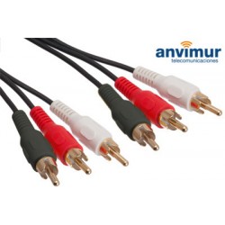 CONEXION 3 RCA/3 RCA, 3 m