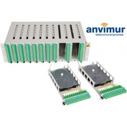 Distribuidor patch panel ORMPM 3U Diseñado para 144 Fibras | ORMPM3U