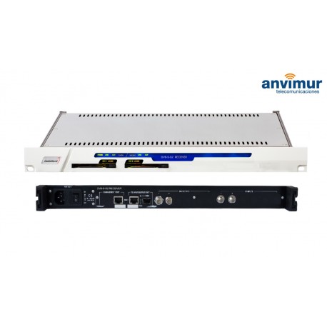 Receptor DVB-S/S2 FTA Salida ASI e IP simultanea