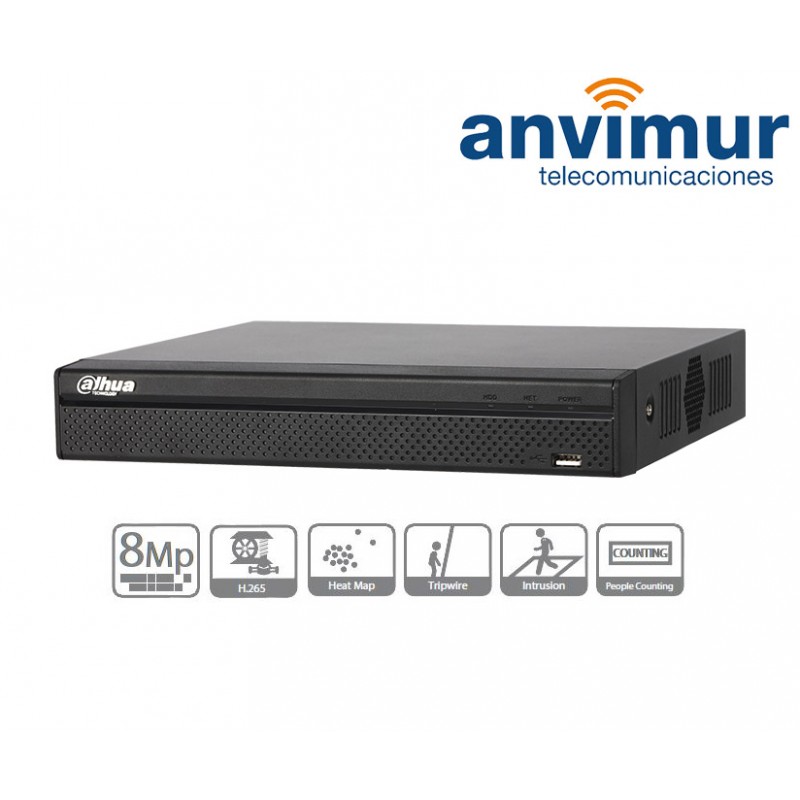 Revelar Espere Bienes diversos DVR 16 canales, Tríbrido (analógico/HDCVI/IP), 720P | Anvimur
