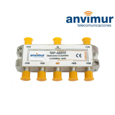 Anvimur Derivator 5-2400Mhz 6 outputs 16dB.