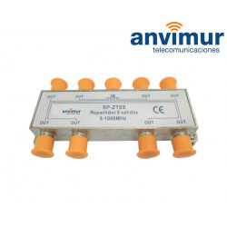 Splitter 5-1000Mhz 8 outputs Anvimur 