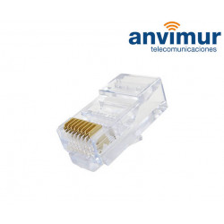 Conector RJ45 Macho UTP RíGIDO CAT5E