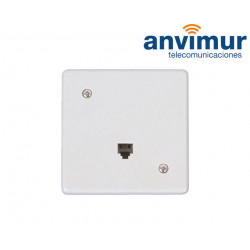 Female RJ11 surface wall outlet