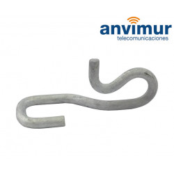 Hook anchor for inlet retainer